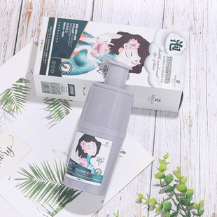 润丝丹染发剂植物网红泡泡染遮盖白发染发膏居家用一支黑小鱼同款