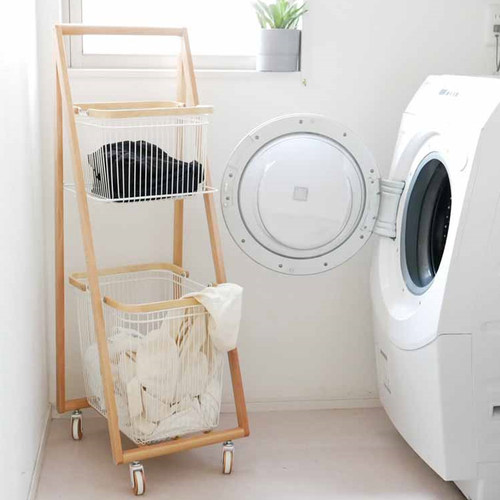 实木家用洗衣机收纳大容量脏衣篓