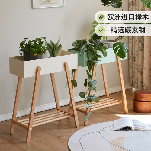 花架落地室内客厅花盆托架