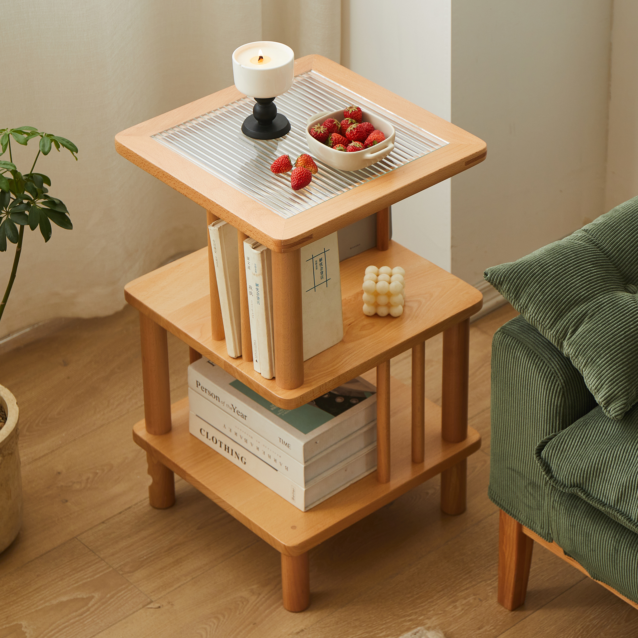 【特价清仓】捡漏处理全实木家具客厅边几卧室可移动挂衣架置物架