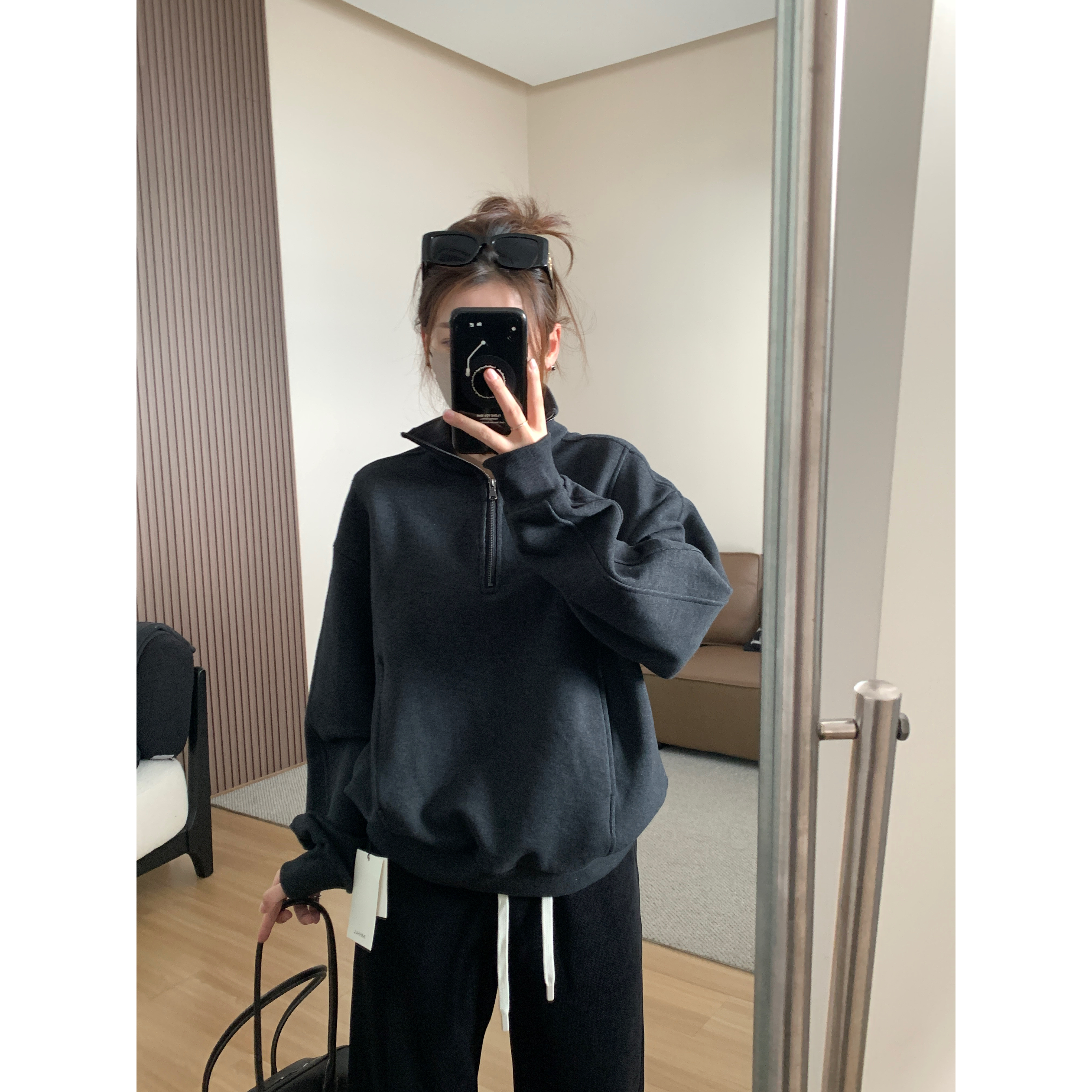 JMHHL重磅360g毛圈棉版拉链卫衣