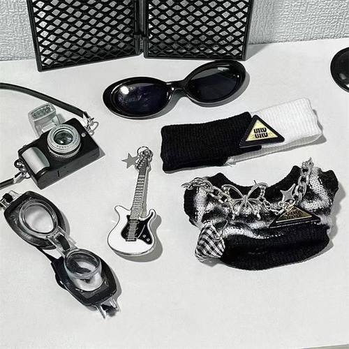 10cm娃衣嘻哈条纹毛衣套装