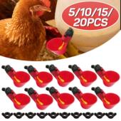 Chicken Drinker Cup 20PCS Water Automatic Hanging Quail