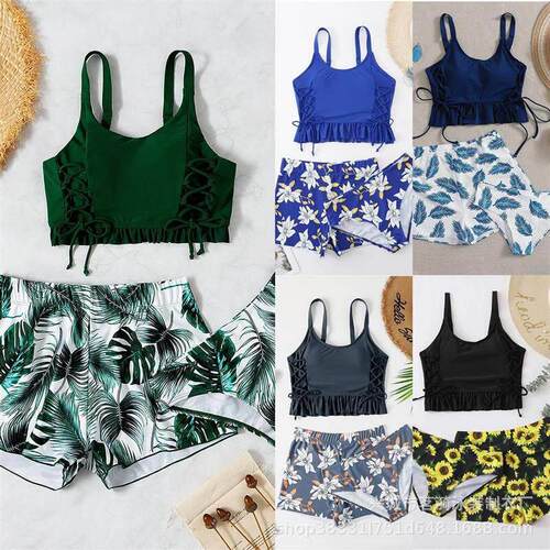 swimsuit women swimming suit swimwear for bikini泡温泉泳衣女