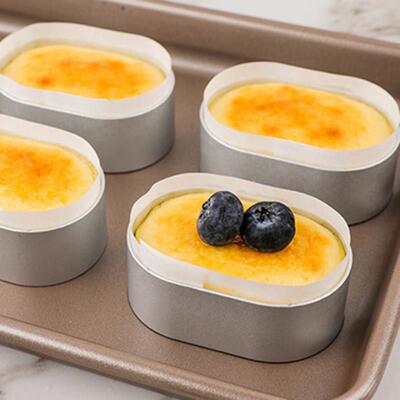 Oval Mousse Cheese Semi-cooked Ring Mold Baking Oil Paper