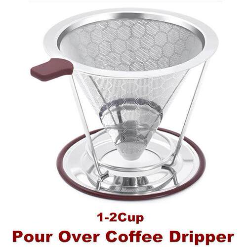 Pour Over Coffee Dripper Maker Cone Dripper Coffee Filter