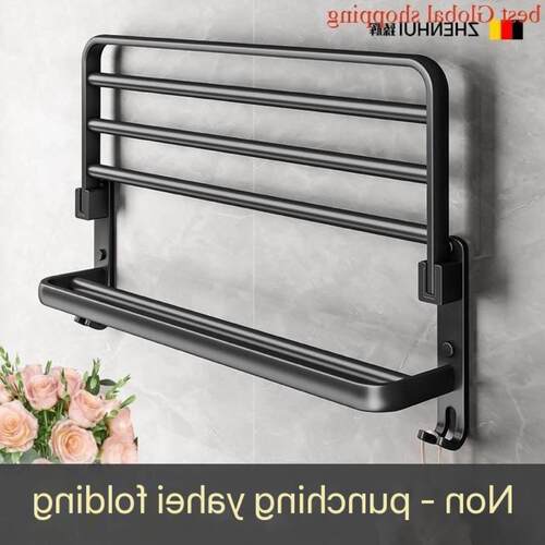 Bathroom shelf wall hanging toilet shower room storage rack