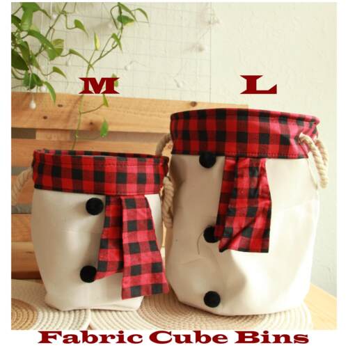 Fabric Cube Bins Storage Basket