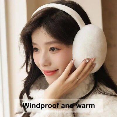 Folding Ear Muff Thick Soft Thermal Washable Detachable