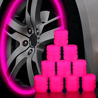 Luminous Tire Valve Cap Car Motorcycle Bike Wheel Hub Glowin
