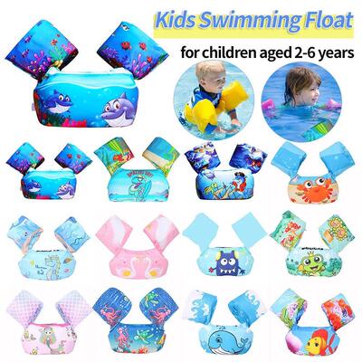 Baby Float Cartoon Arm Sleeve Life Jacket Swimsuit Foam Safe