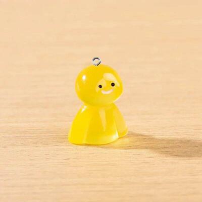 10pcs Cute Luminous doll Christmas Snowman Charms Resin Pend