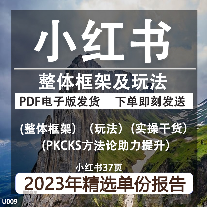 2023小红书整体框架及玩法PKC...