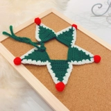 Рождественский шарф, плетеный милый трикотажный чокер