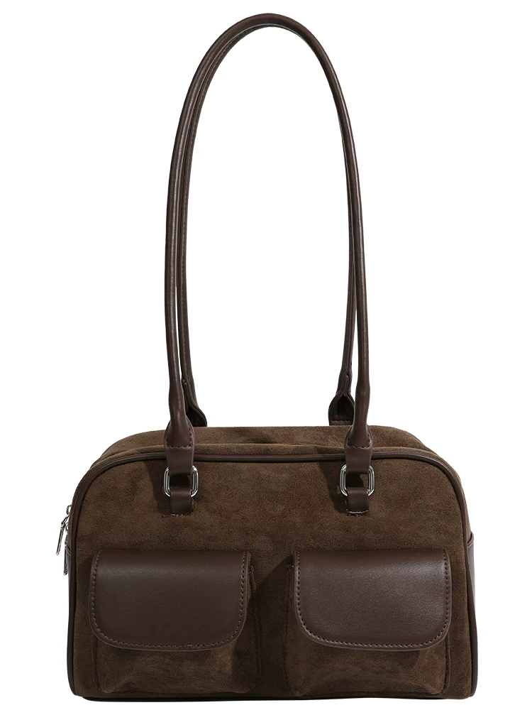 Южная Корея Сюй Юньчжэнь та же сумка Standoil Bowling Stand Oil Boston Tot Bags подмышки