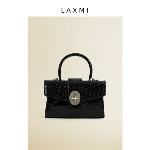 Laxmi原创设计鳄鱼纹手提包