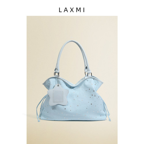 Laxmi星星印花大容量托特包
