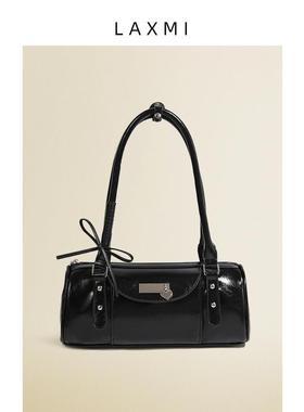 LAXMI原创芭蕾蝴蝶结法棍包包女2025春季新款小众设计单肩腋下包