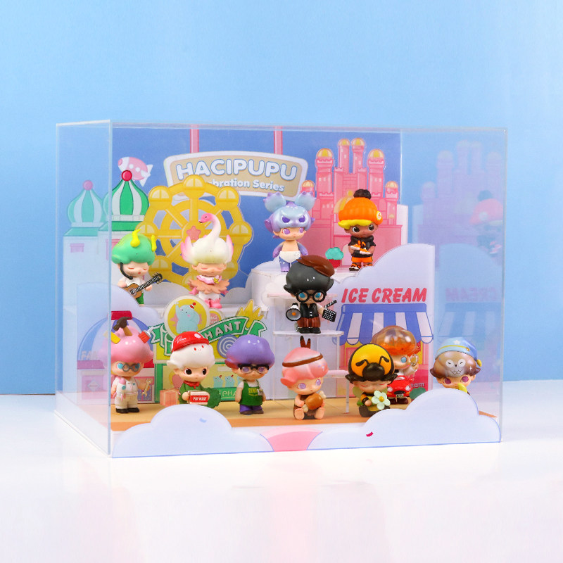 popmart泡泡玛特hacipupu庆典系列盲盒手办娃娃主题盒