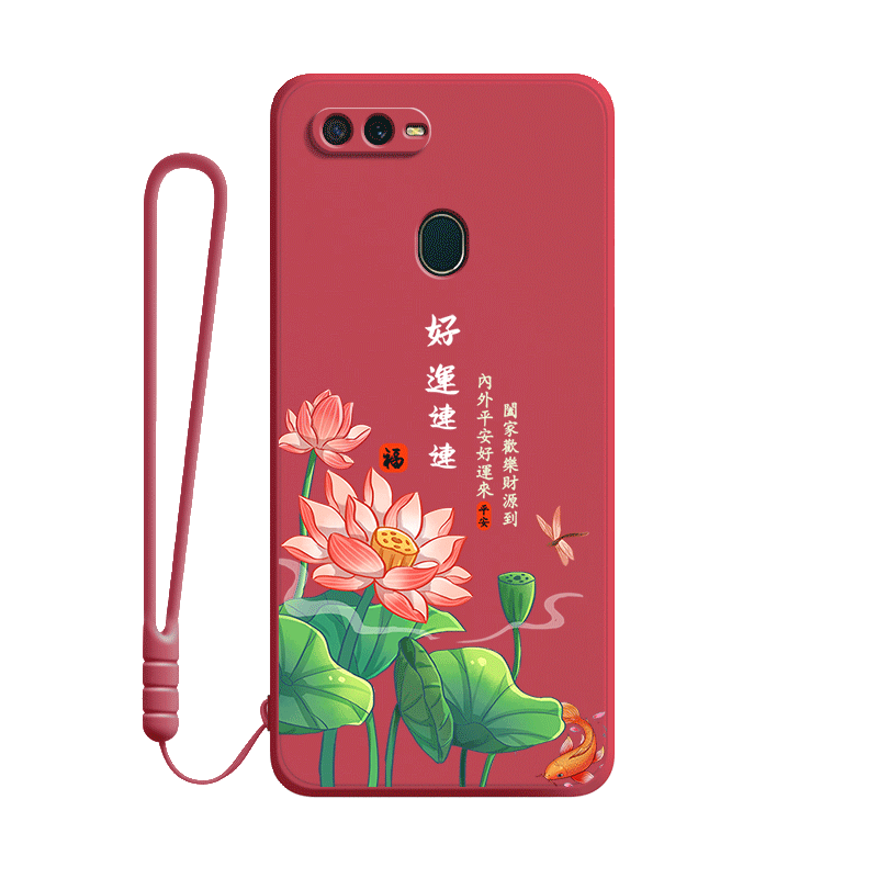 年年有鱼适用OPPOA7n手机壳A7新款oppa7X硅胶OPPO保护套0pp0opp0ppoA全包防摔oopoa男poopa女opooa外壳oppoax