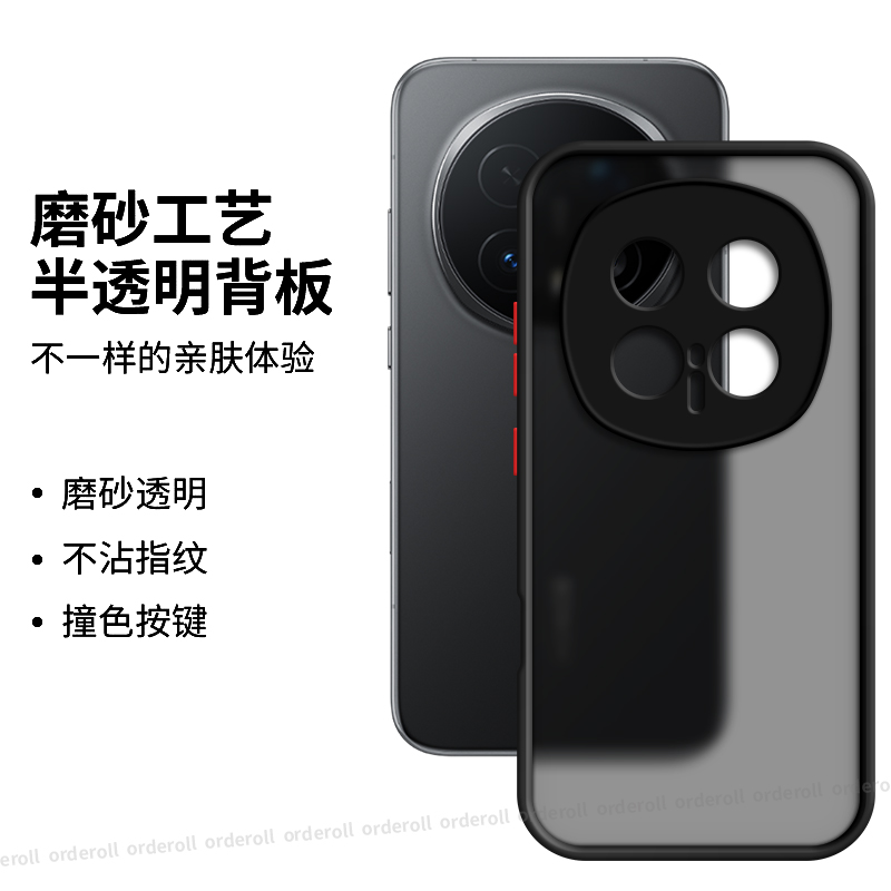 软硬结合,亲肤手感，不沾指纹，全包保护