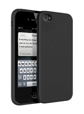 适用苹果4s手机壳iphone4硅胶磨砂纯色全包防摔保护套四s的男女新款时尚简约软壳潮保护壳A1431外壳A1332超薄