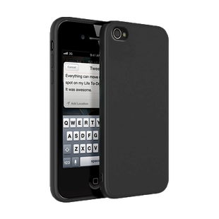 适用苹果4s手机壳iphone4硅胶磨砂纯色全包防摔保护套四s的男女新款时尚简约软壳潮保护壳A1431外壳A1332超薄