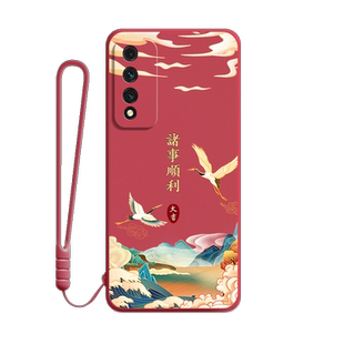 适用华为nzoneS7pro手机壳nzone新款s7por中国移动磨砂硅胶5G全包防摔男女sp200保护套zoneS送钢化膜nzonesp