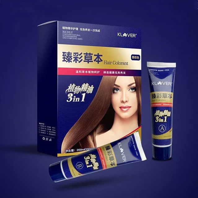 荣格专柜正品护肤品品臻彩染发膏