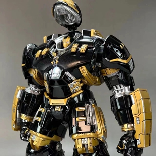 Comicav 1/12黑金MK44反浩克装甲CS超合金钢铁侠可动手办模型