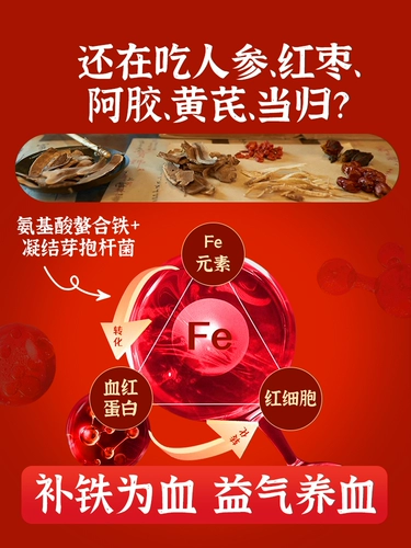 Свисс Железный Добавок и Анемия добавки крови для женщин, чтобы питать ци и крови, добавка железа для девочек, чтобы питать кровь, ци и розовые бутылки для женщин, чтобы питать анемию