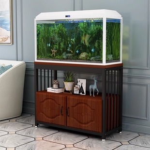 【实木生态板】鱼缸柜子放鱼缸的桌子水族鱼缸底座底柜承重鱼缸架