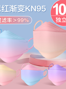 kn95口罩女高颜值2025新款秋冬季防尘防风防寒3d立体可爱四层加厚