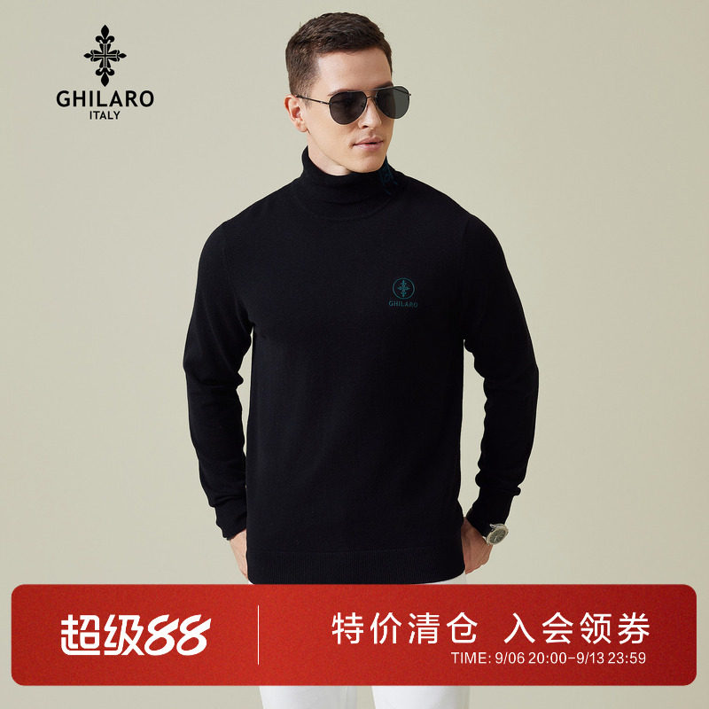 新款古劳吉那诺纯羊毛针织羊毛衫