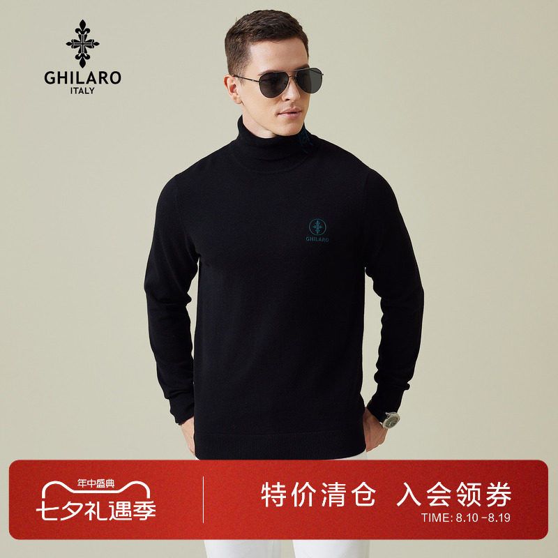 新款古劳吉那诺纯羊毛针织羊毛衫