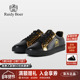 RaidyBoer雷迪波尔男鞋 潮流百搭真皮板鞋 春夏新款 舒适透气休闲鞋