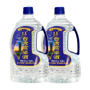 台岛台湾高粱酒52度4斤 高度粮食酒浓香型白酒泡药酒 2桶装