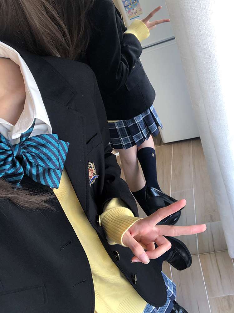 小田绫/百褶裙女jk校供感制服格裙短裙日常半身裙格子裙学生