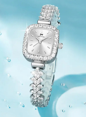 jonny moore J1902系列 锆石镶钻拉丝变光少女质感石英女士手表