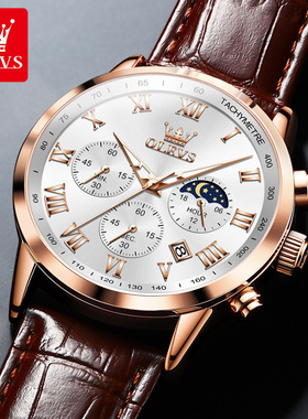 OLEVS/欧利时品牌手表石英表多功能电子表男士手表5529