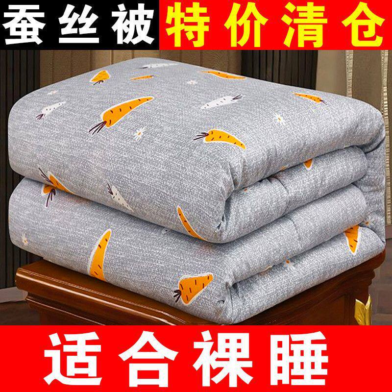 特价正品蚕丝被子加厚保暖冬被芯双人棉被褥空调被单人宿舍春秋被