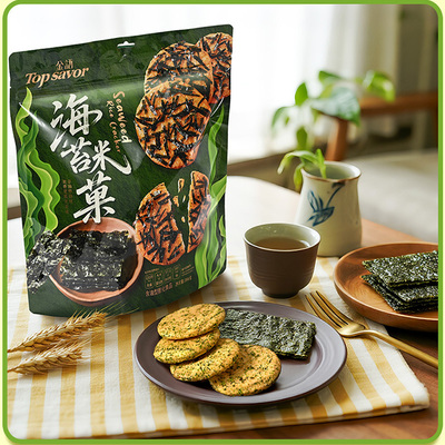 金语海苔米菓388g雪饼