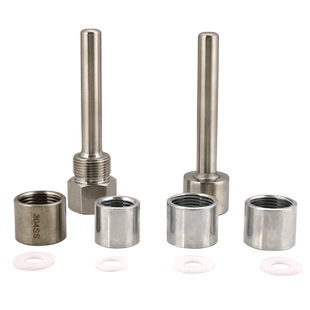 304不锈钢焊接底座双金属温度计压力表底座焊接管箍接头电阻电偶