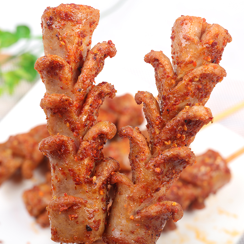 漫尼奇 开花大香肠 香烤切花肠 5串 微波加热油炸香肠麻辣烤肠