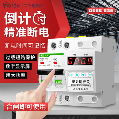 大功率智能定时断路器抽水泵定时器开关充电倒计时自动断电控制器