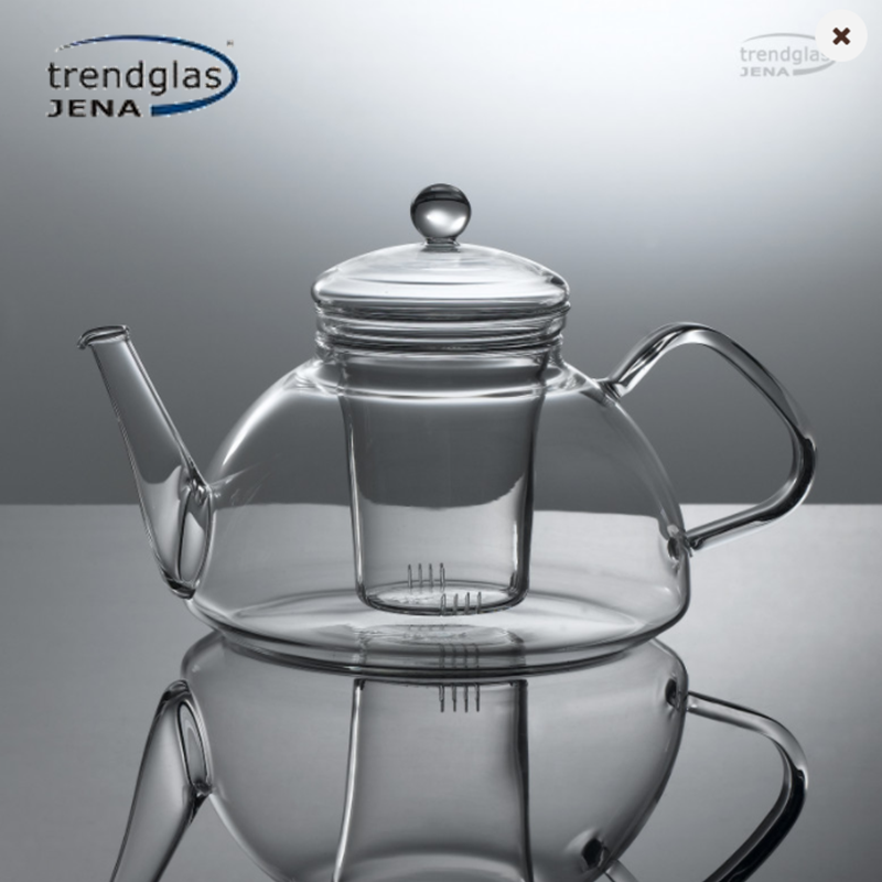 Trendglas进口耐高温玻璃壶德国进口煮茶壶过滤泡煮茶电陶炉烧水