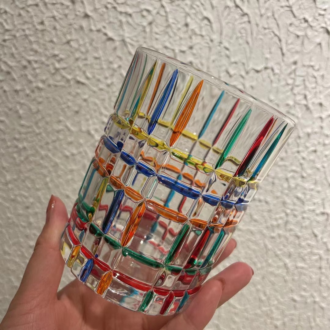 ZECCHIN酒杯设计师杯子竖条纹