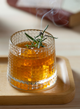 法国原产La Rochère Blossom系列旋转威士忌酒杯玻璃杯洋酒杯