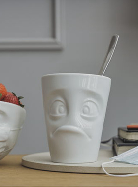 ladycc原装进口 德国Fiftyeight tassen表情杯委屈表情现货礼盒装