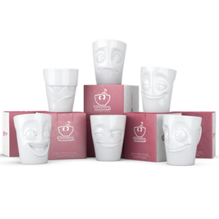 新款 tassen表情杯 TASSEN 杯德国Fiftyeight情侣水杯茶杯礼盒装